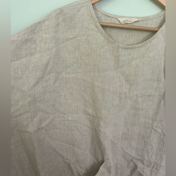 Elizabeth Suzann Harper Tunic mid weight linen - Picture 3 of 13